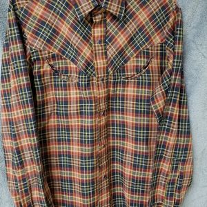 Vintage 1980s levi western style shirt.